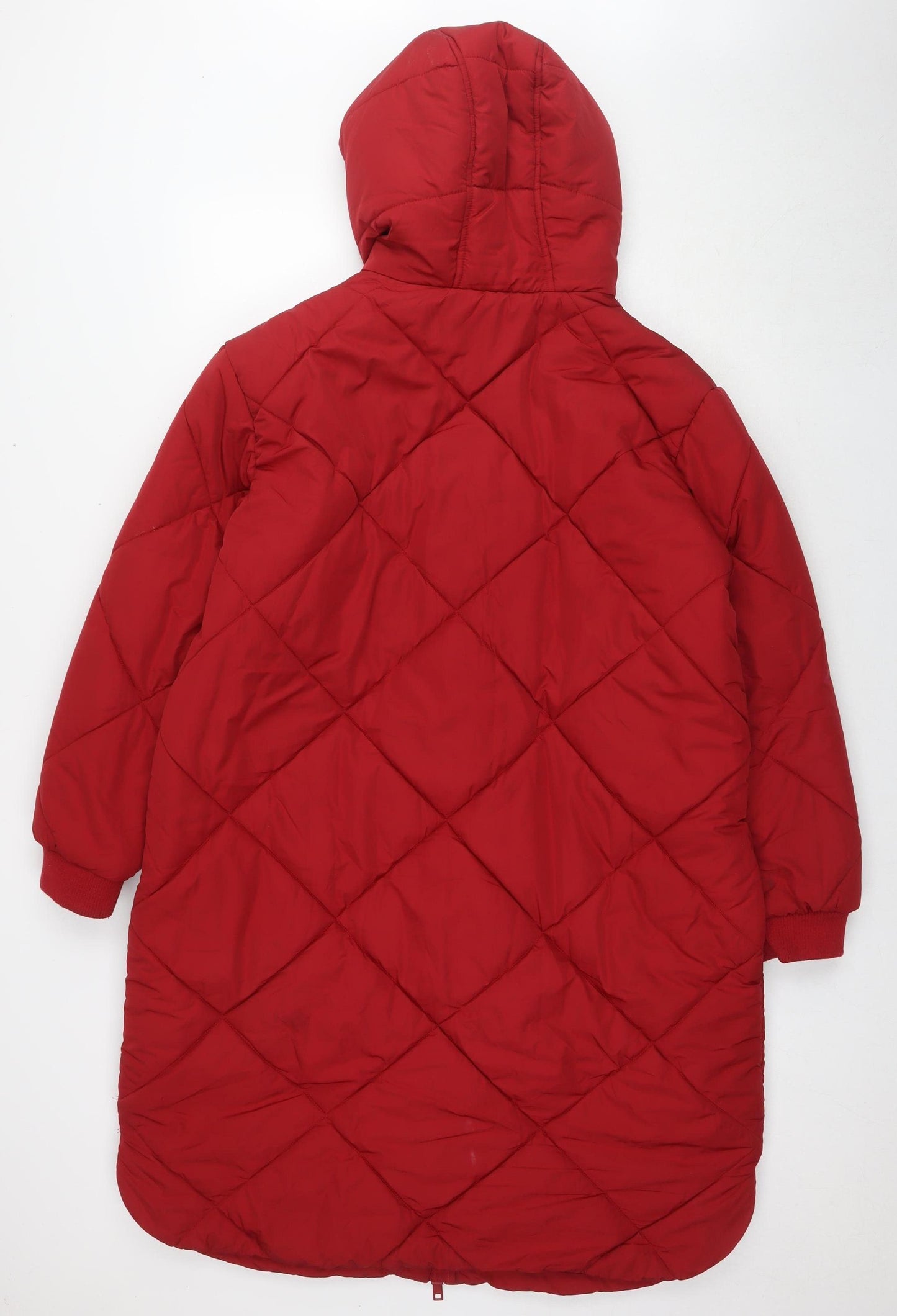 Marks and Spencer Women's Red Quilted Jacket Size 14