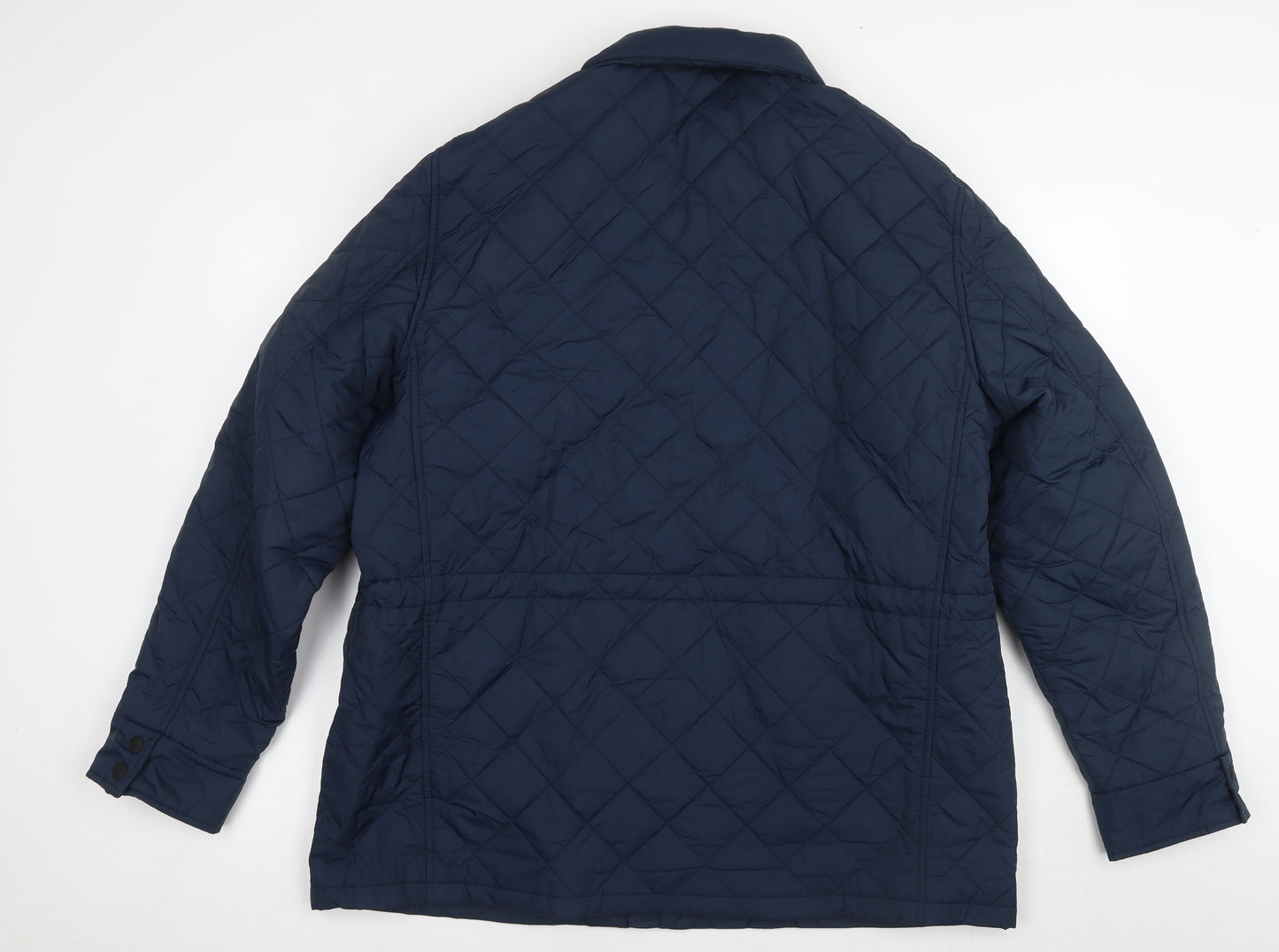 Marks and Spencer Men's Blue Quilted Jacket 2XL Casual Winter