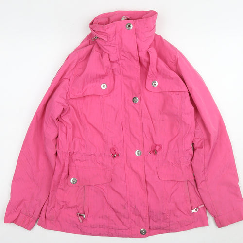 Marks and Spencer Women's Pink Parka Jacket Size 12