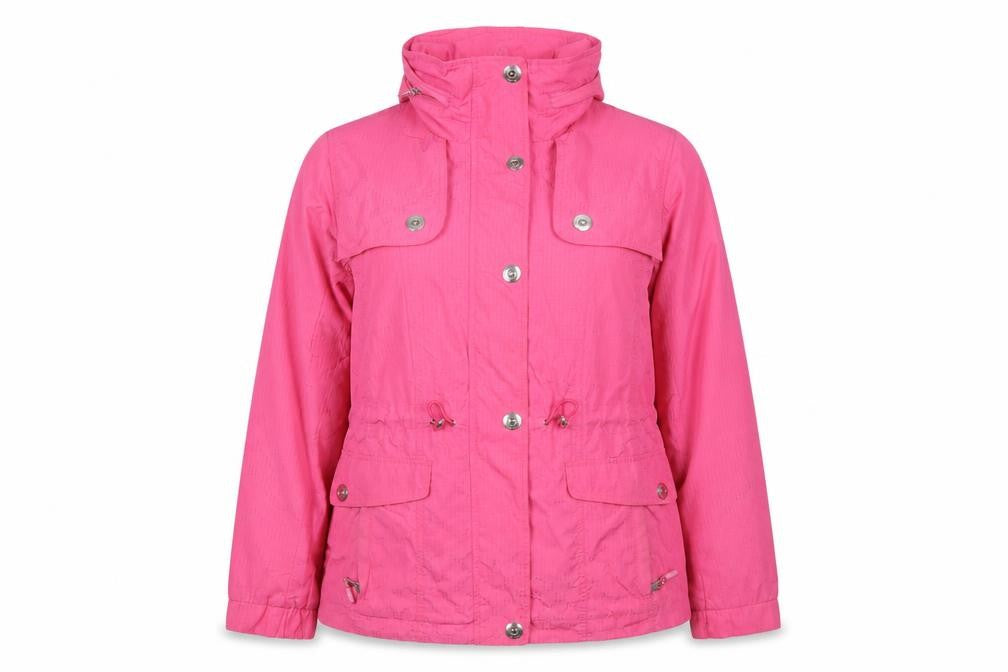 Front view of Marks & Spencer Women's Pink Parka Jacket, size 12