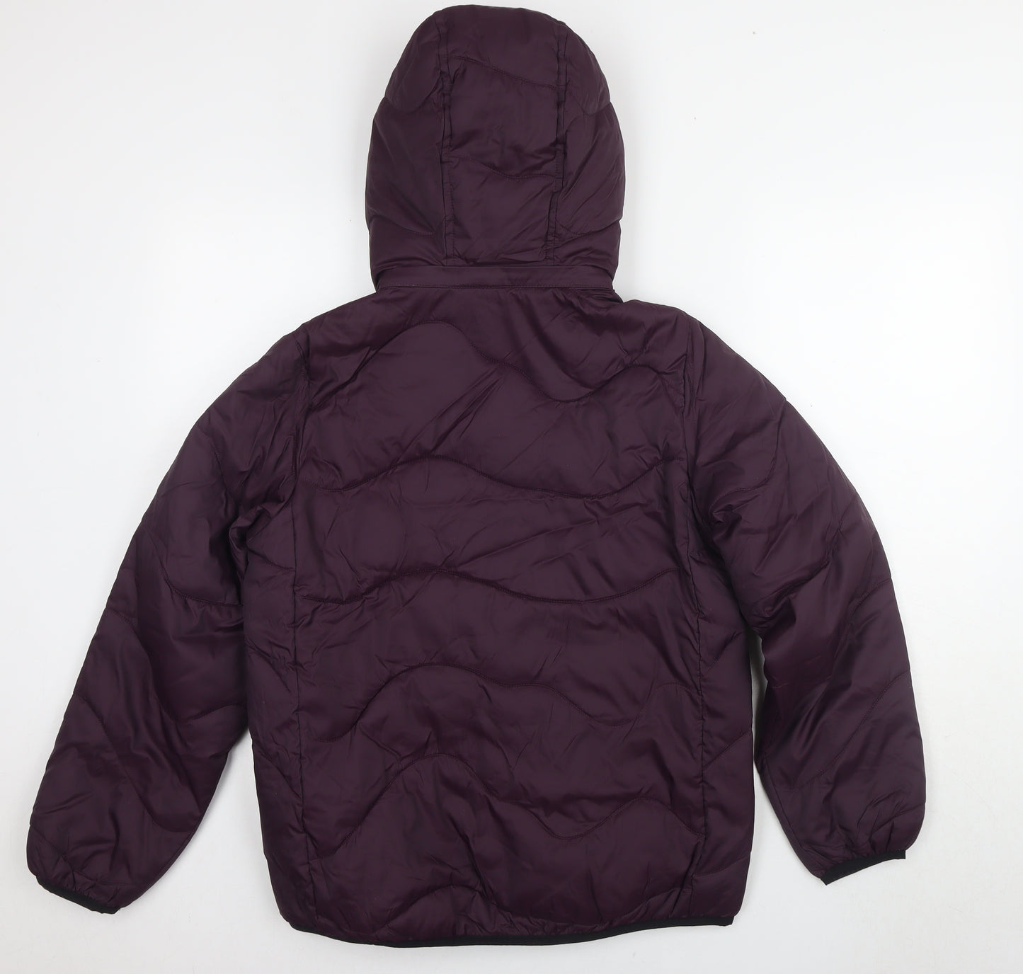 Marks and Spencer Women's Purple Puffer Jacket Size 8
