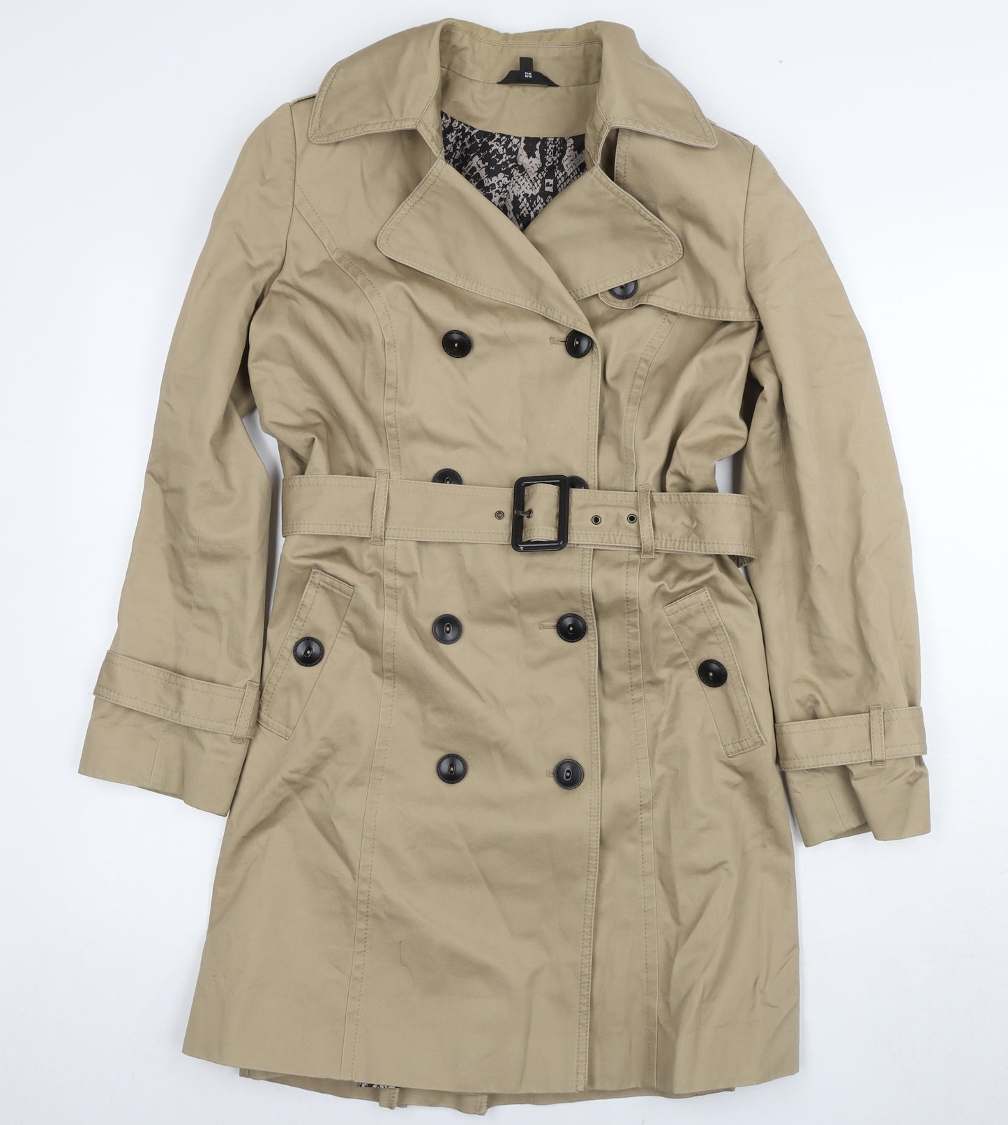 Marks and Spencer Women Beige Trench Coat Size 12