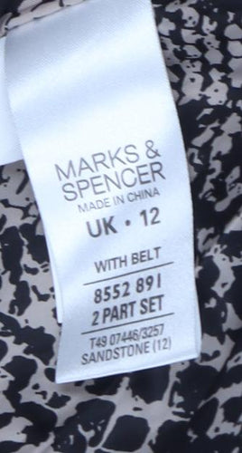 Marks and Spencer Women Beige Trench Coat Size 12