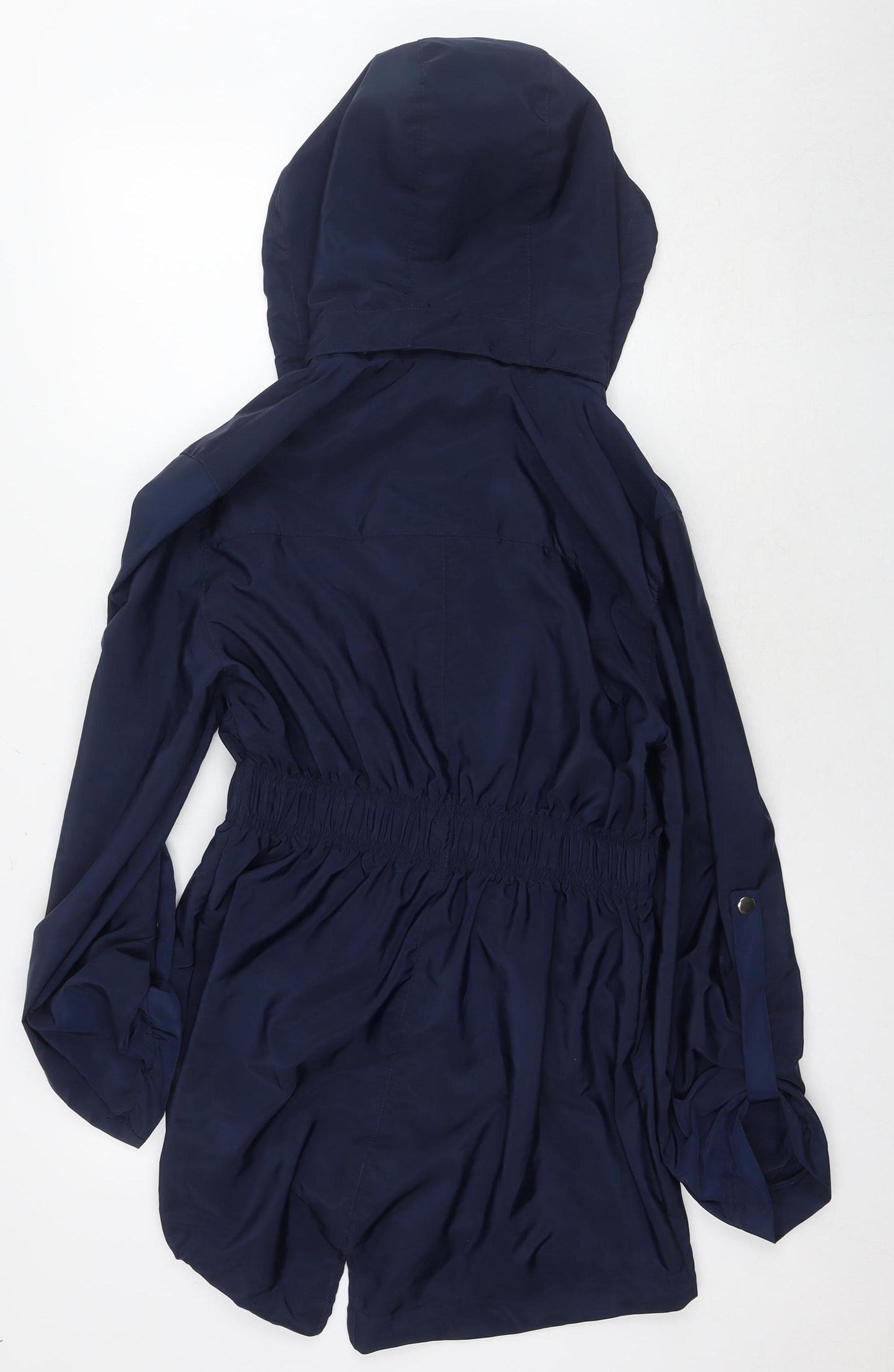 Boohoo Women’s Blue Anorak Jacket Size 12