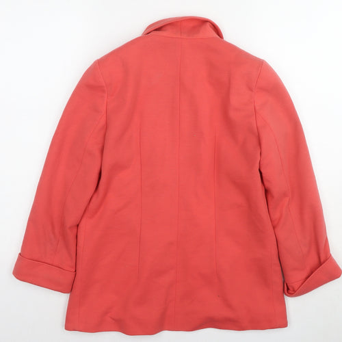 Miss Selfridge Women's Coral Blazer, Size 10, Collared, Excellent