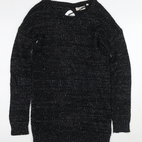 New Look Women's Black Pullover Jumper Size 12