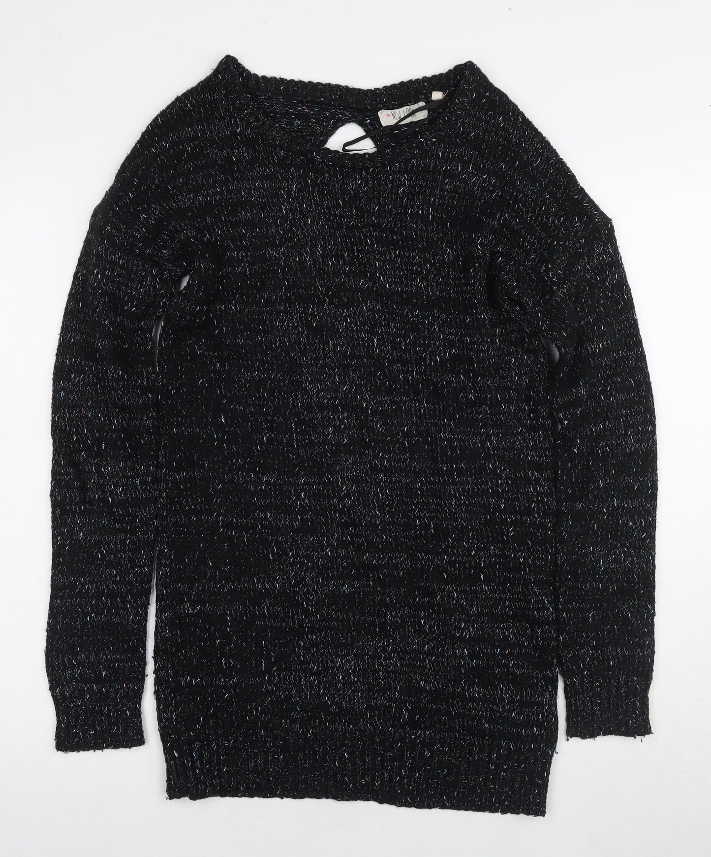 New Look Women's Black Pullover Jumper Size 12