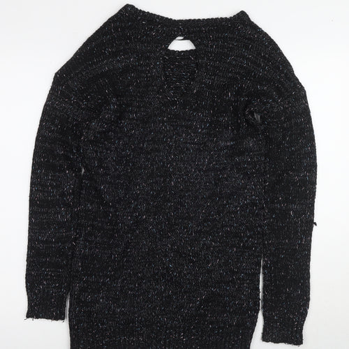 New Look Women's Black Pullover Jumper Size 12