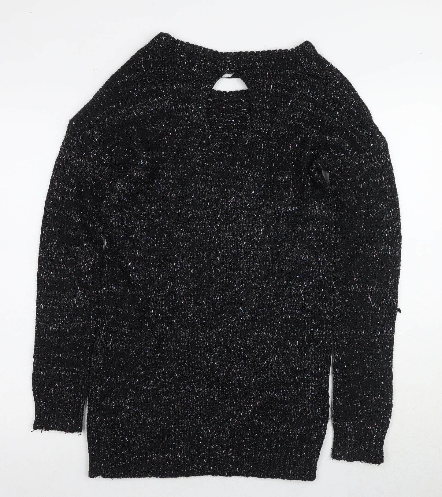 New Look Women's Black Pullover Jumper Size 12