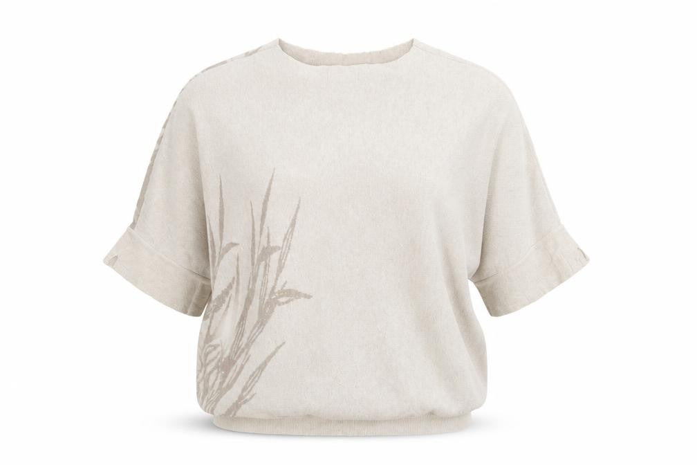 Front view of Apricot Women's Beige jumper M Relaxed Fit