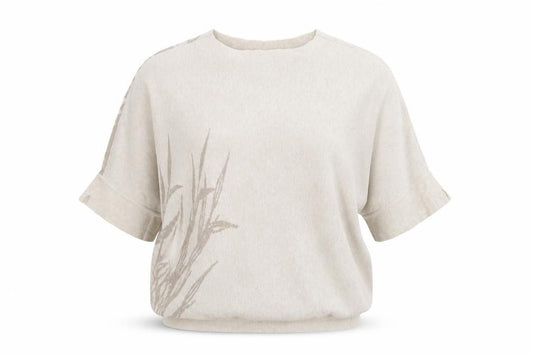 Front view of Apricot Women's Beige jumper M Relaxed Fit