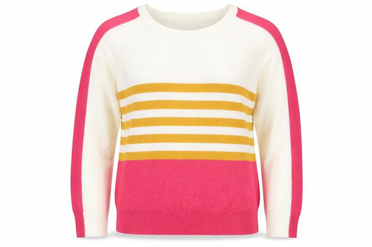 Front view of Next Women's Multicoloured Striped Jumper, size 12