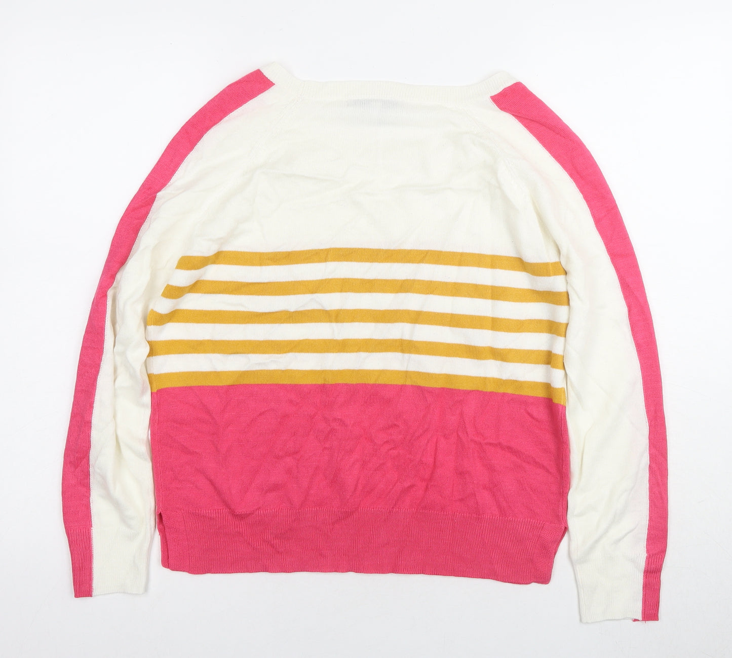 Next Women's Multicoloured Striped Jumper Size 12