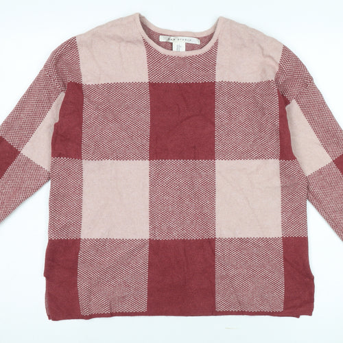 Max Studio Women’s Multicoloured Check Pullover S