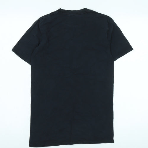 Nintendo Boys Black Graphic T-Shirt, Small, Regular Fit