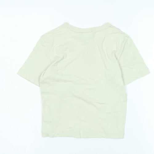 Champion Boys Ivory Short Sleeve Basic T-Shirt Size S