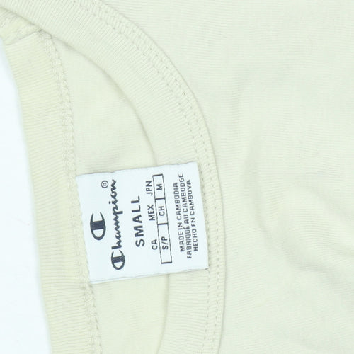 Champion Boys Ivory Short Sleeve Basic T-Shirt Size S