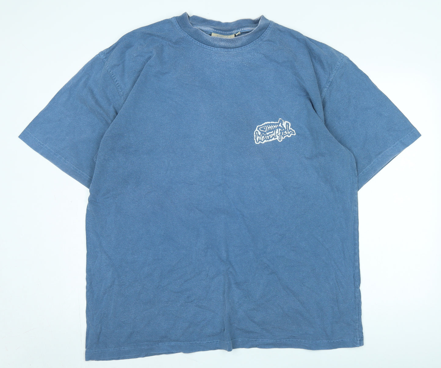 Weird Fish Men's Blue XL Graphic Print T-Shirt