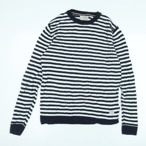 Jack & Jones Unisex Striped Pullover Jumper M