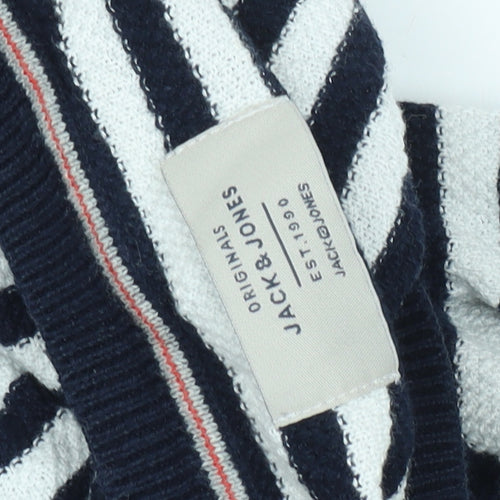 Jack & Jones Unisex Striped Pullover Jumper M