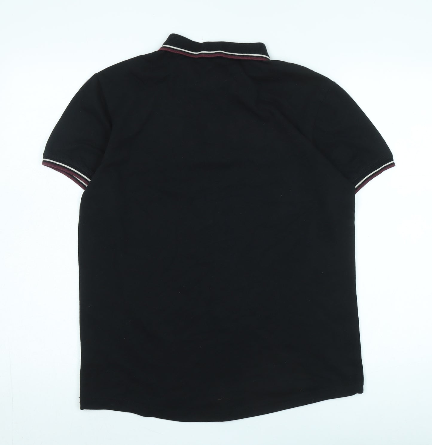 Firetrap Men's Black Polo Shirt Size M