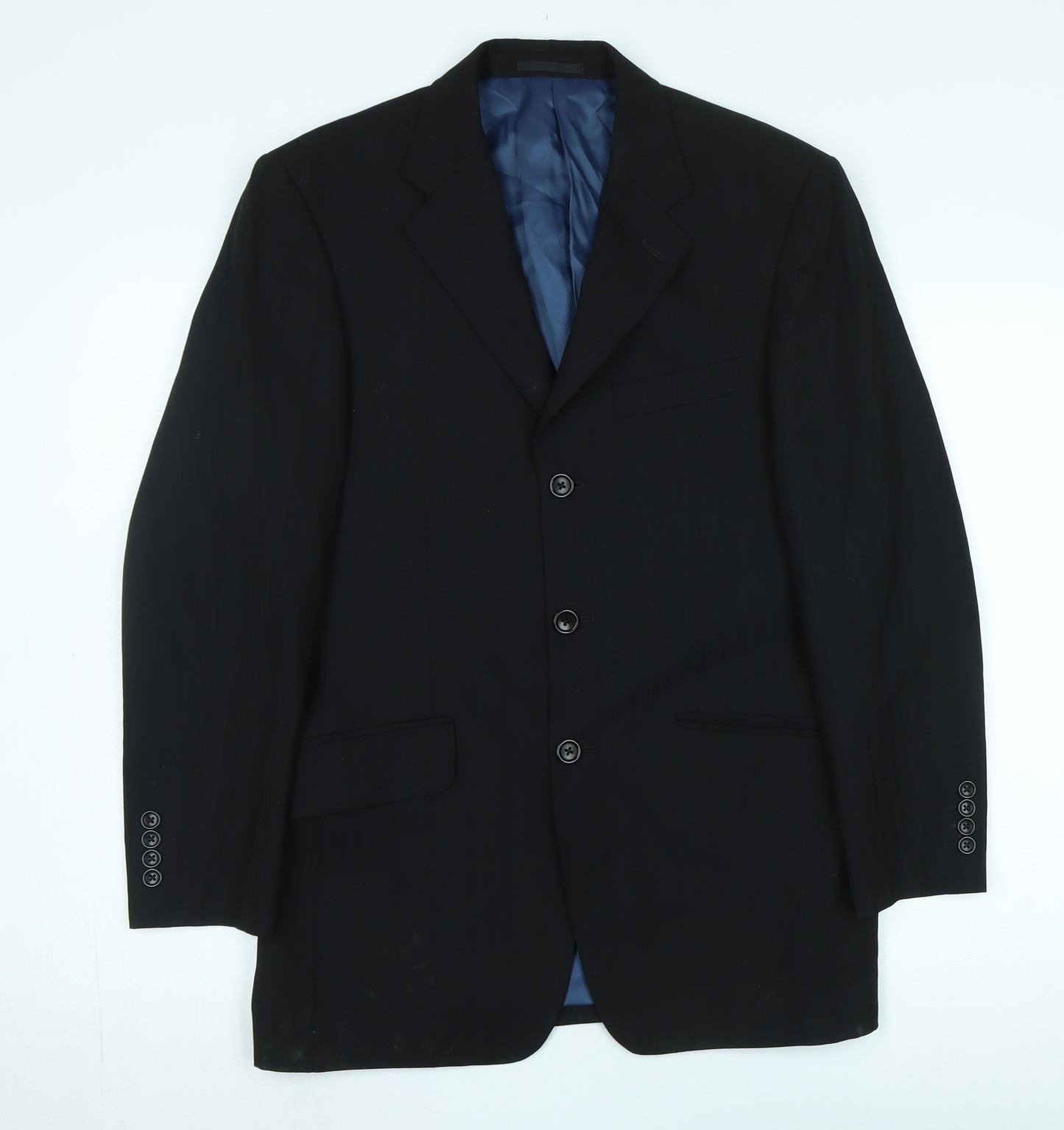 Charlton Gray Men's Black Blazer, Size 36S, Three-Button