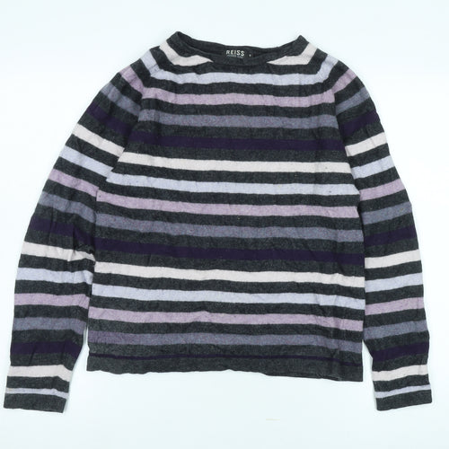 Reiss Women's Multicoloured Striped Jumper M