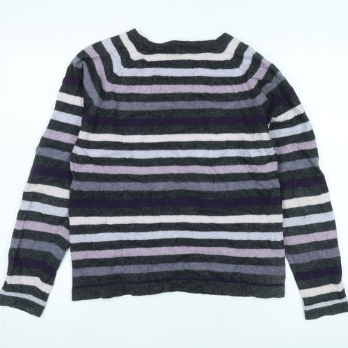 Reiss Women's Multicoloured Striped Jumper M