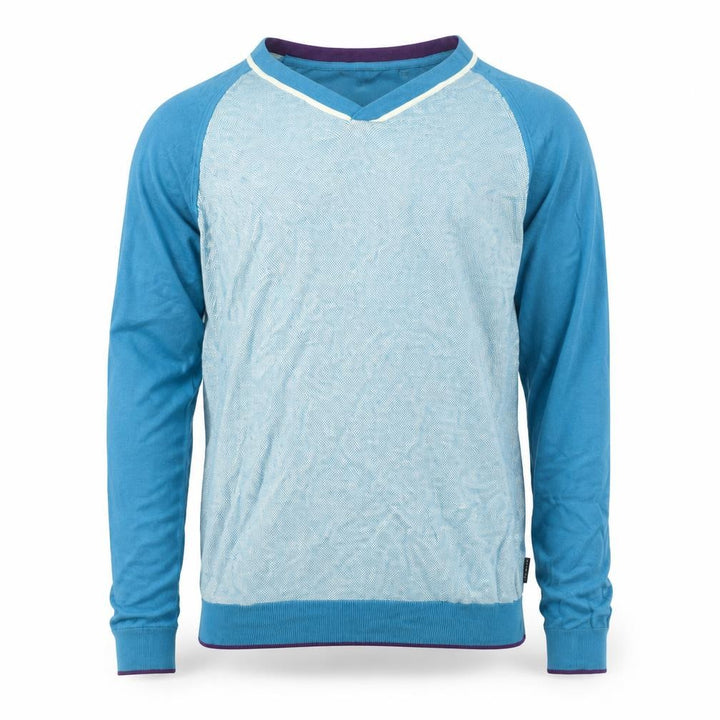 Ted Baker Men's Blue V-Neck Pullover Jumper L