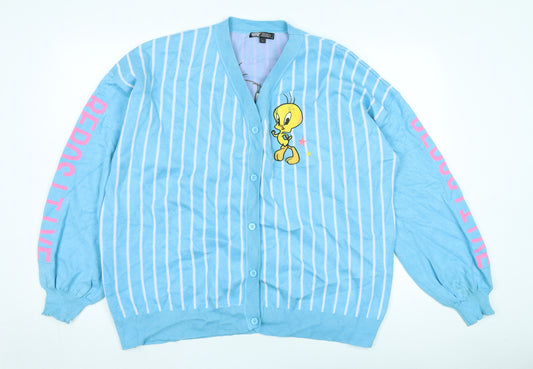 Looney Tunes Women's Blue Tweety Cardigan