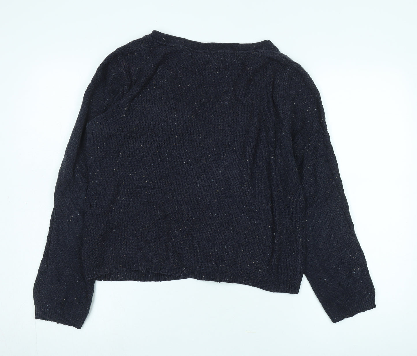 FatFace Women's Blue Cardigan, Size 16, Wool Blend