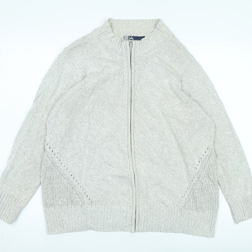 Xtr Tee Men's Ivory Cotton Full Zip Jumper XS