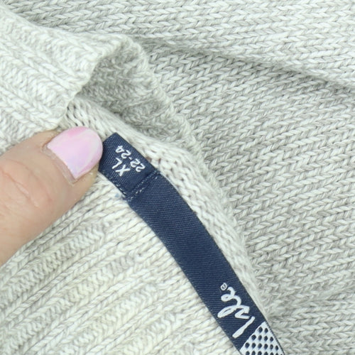 Xtr Tee Men's Ivory Cotton Full Zip Jumper XS