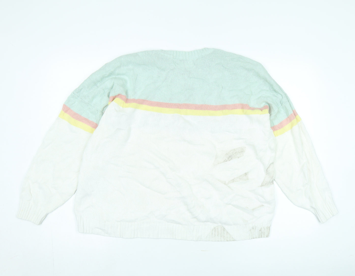 Hollister Women's Multicoloured Large Pullover Jumper