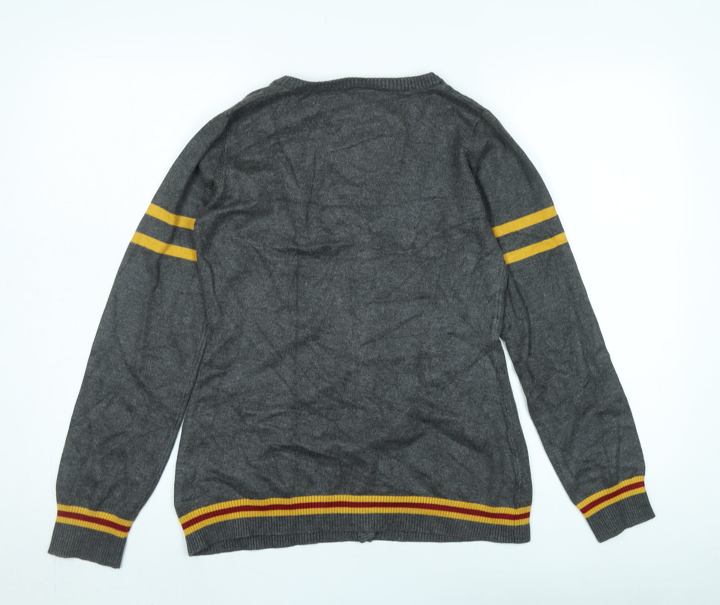 Harry Potter Women's Grey Cardigan, Size M, Gryffindor