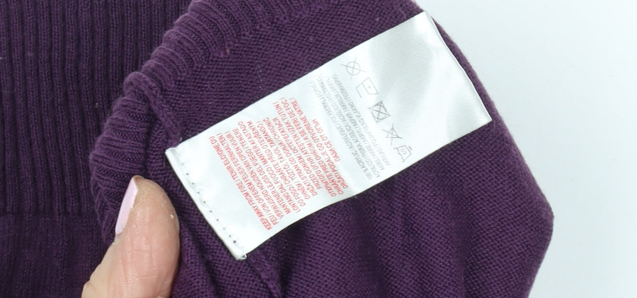 Tokyo Laundry Women's Purple Hooded Jumper - Size M