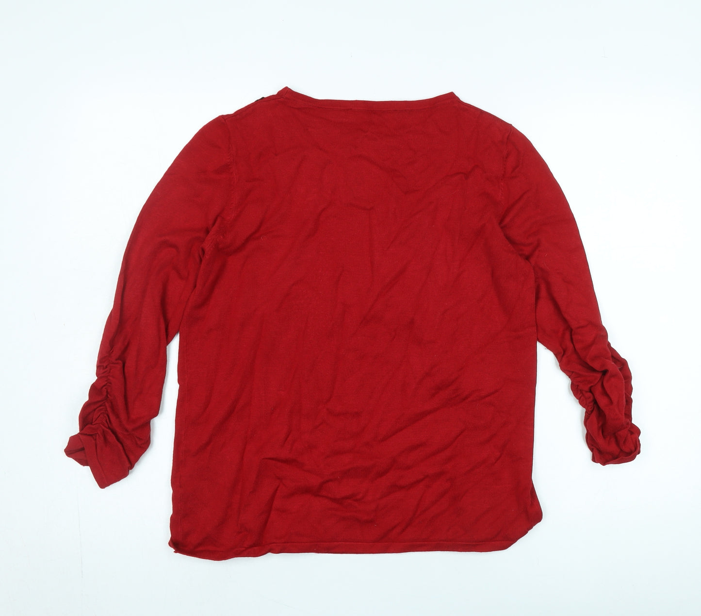 Betty Barclay Women's Red Pullover Jumper Size 10