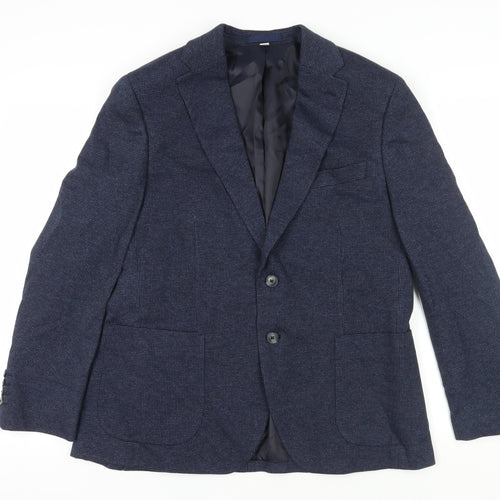 Marks and Spencer Men's Blue 42S Blazer, Notch-Lapel