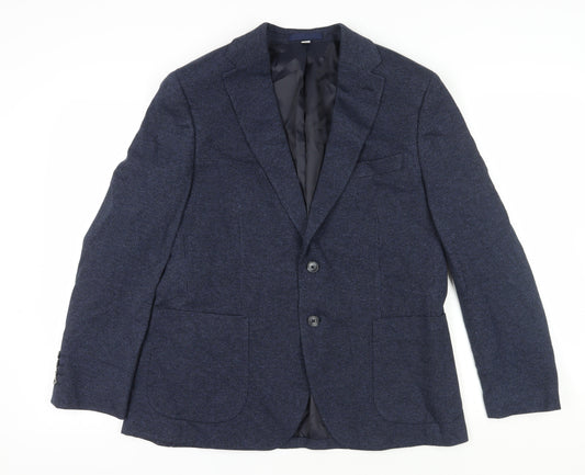 Marks and Spencer Men's Blue 42S Blazer, Notch-Lapel