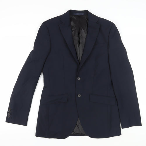 Marks and Spencer Men's Blue Suit Jacket 36L