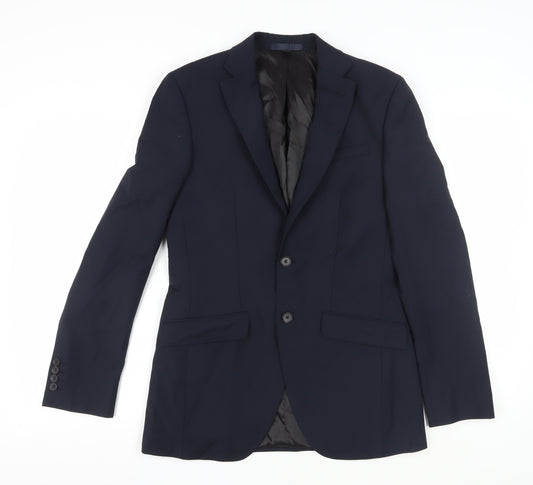 Marks and Spencer Men's Blue Suit Jacket 36L