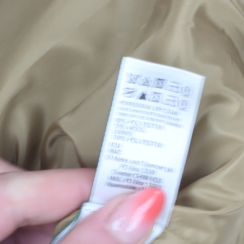 Marks and Spencer Beige Pea Coat Women Size 14