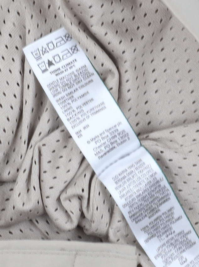 Marks and Spencer Women's Beige Parka Coat XS
