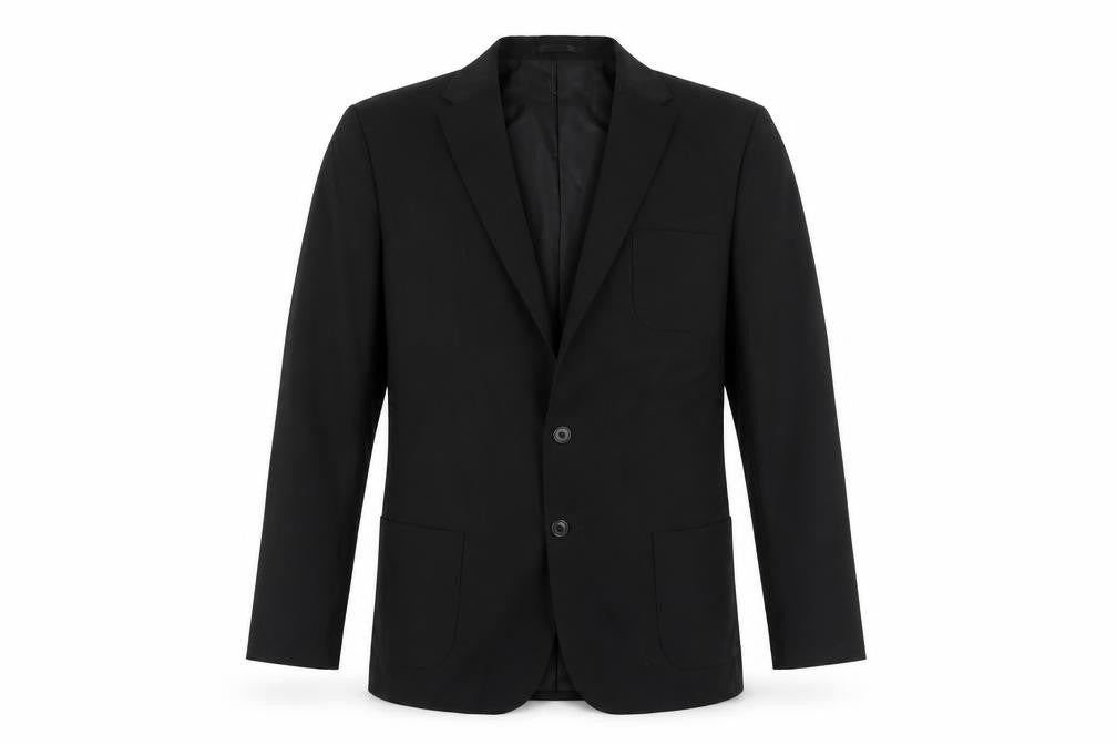 Front view of Marks & Spencer Black Men's Blazer, size 41R