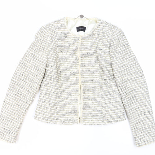 Marks and Spencer Women’s Ivory Bouclé Blazer Size 10