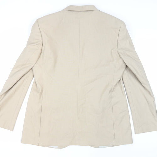 Marks and Spencer Men's Beige Linen Blazer 44R