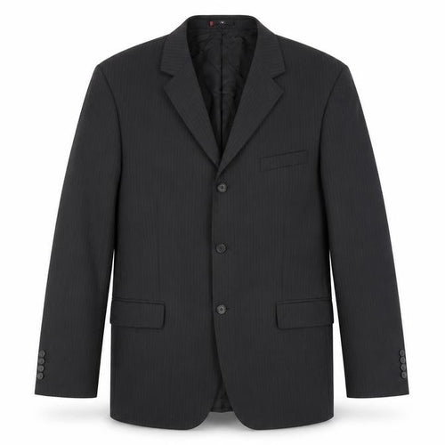 Ciro Citterio Men's Black 44L Striped Blazer