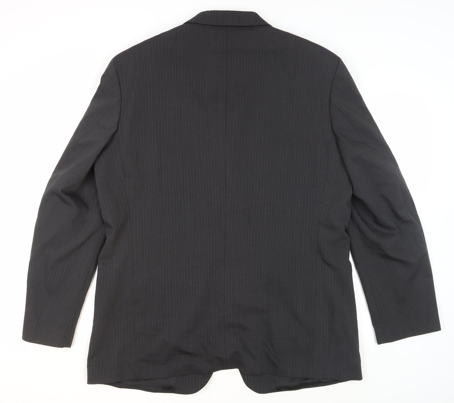 Ciro Citterio Men's Black 44L Striped Blazer