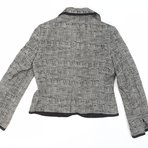 Principles Women's Grey Bouclé Suit Jacket Size 12