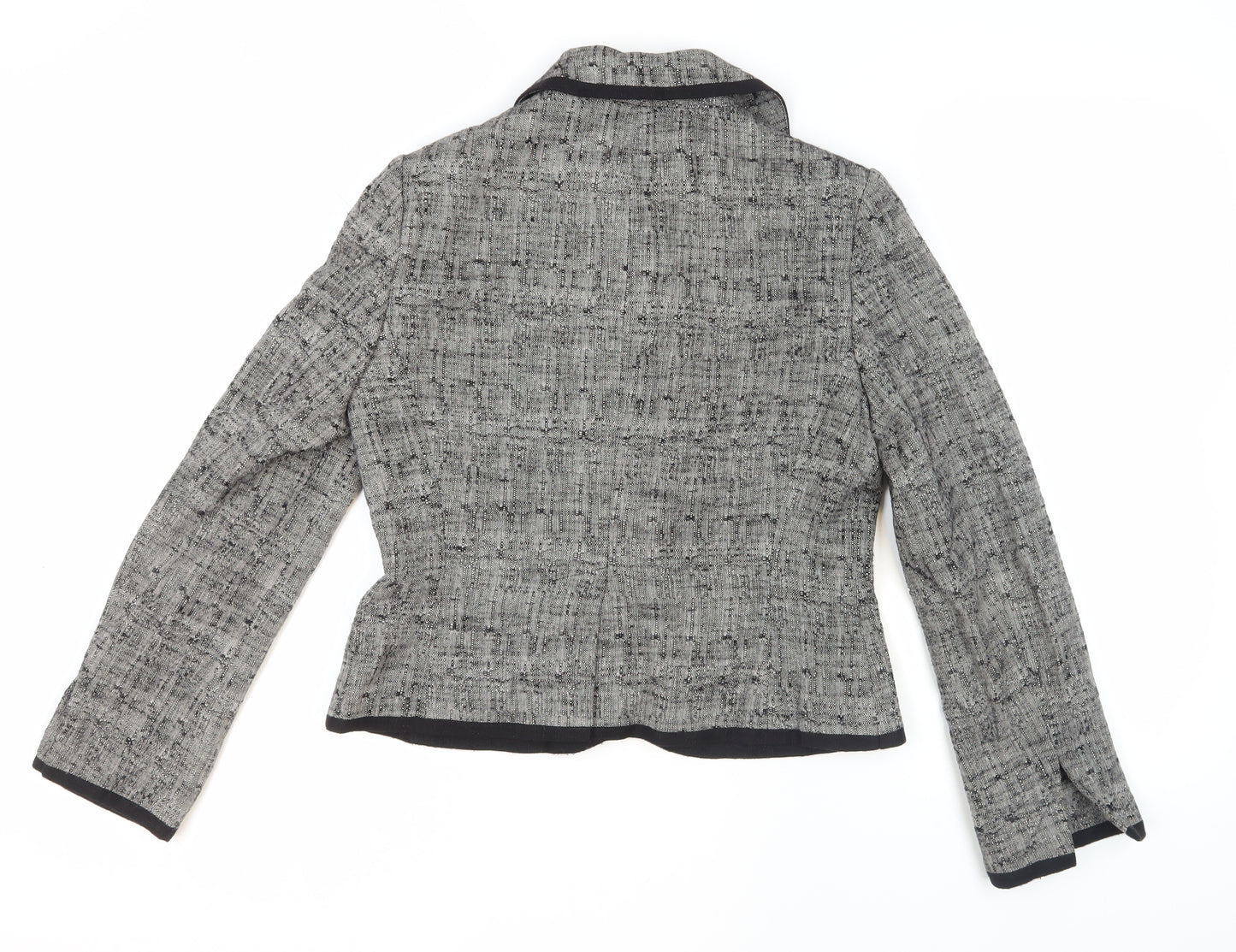 Principles Women's Grey Bouclé Suit Jacket Size 12